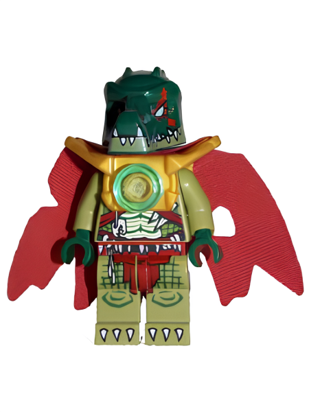 Минифигурка Lego Cragger - Light Armor, Cape loc024